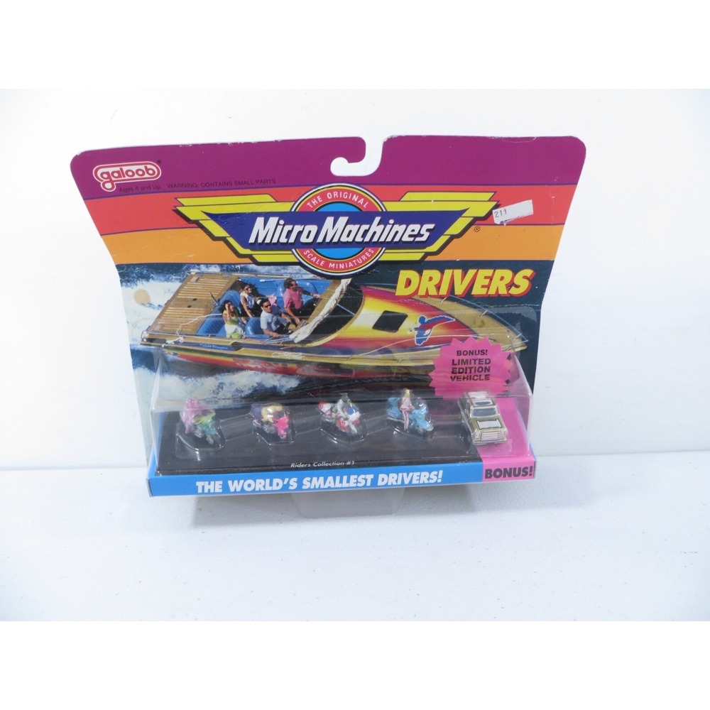 Micro Machines Drivers Riders Collection #1 4 Motorcycles Bonus Gold Blazer 1991
